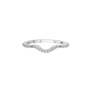 10187WDWG 14K White Gold LAB CREATED .15CT TW Diamond Ring