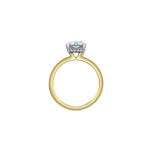 Load image into Gallery viewer, 10282YW208 OUT OF STOCK PLEASE ALLOW 3-4 WEEKS FOR DELIVERY 14KT Yellow Gold 2.12CT TW 1/2 Bezel Set RADIANT CUT LAB CREATED Diamond Ring
