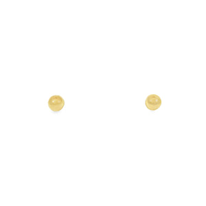 231772 14K Yellow Gold 3MM Ball Stud Earrings