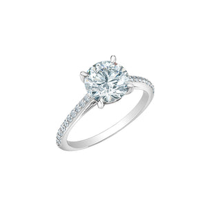 LD106W120 14KT White Gold 1.20 CT TW LAB CREATED DIAMOND Ring