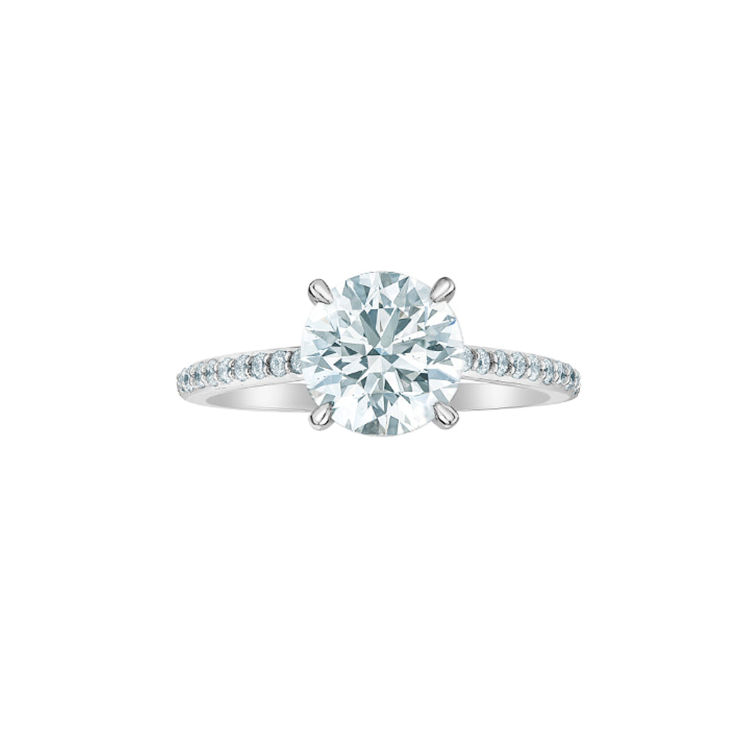 LD106W120 14KT White Gold 1.20 CT TW LAB CREATED DIAMOND Ring