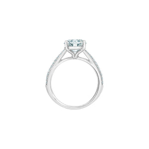 LD106W120 14KT White Gold 1.20 CT TW LAB CREATED DIAMOND Ring