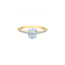 Load image into Gallery viewer, 31155YW/120 OUT OF STOCK PLEASE ALLOW 3-4 WEEKS FOR DELIVERY 14K Yellow &amp; White Gold 1.24CT TW Oval LAB GROWN Diamond Ring
