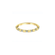 Load image into Gallery viewer, 31549WD/166 14K Yellow Gold  LAB CREATED .10CT TW Diamond Ring
