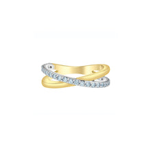 Load image into Gallery viewer, 31633WDYW/252 14K Yellow &amp; White Gold  LAB CREATED 0.50CT TW Diamond Ring
