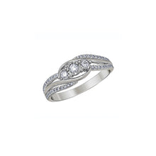Load image into Gallery viewer, 080236 10KT White Gold 0.34CT TW 34 Diamond Ring
