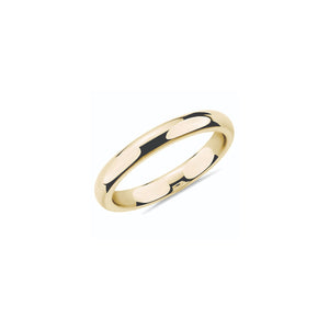 120292 10KT Yellow Gold Size 6 3MM Comfort Fit Band