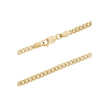 Load image into Gallery viewer, 260894 22&quot; 4mm Wide 10K Yellow Gold Cuban Chain
