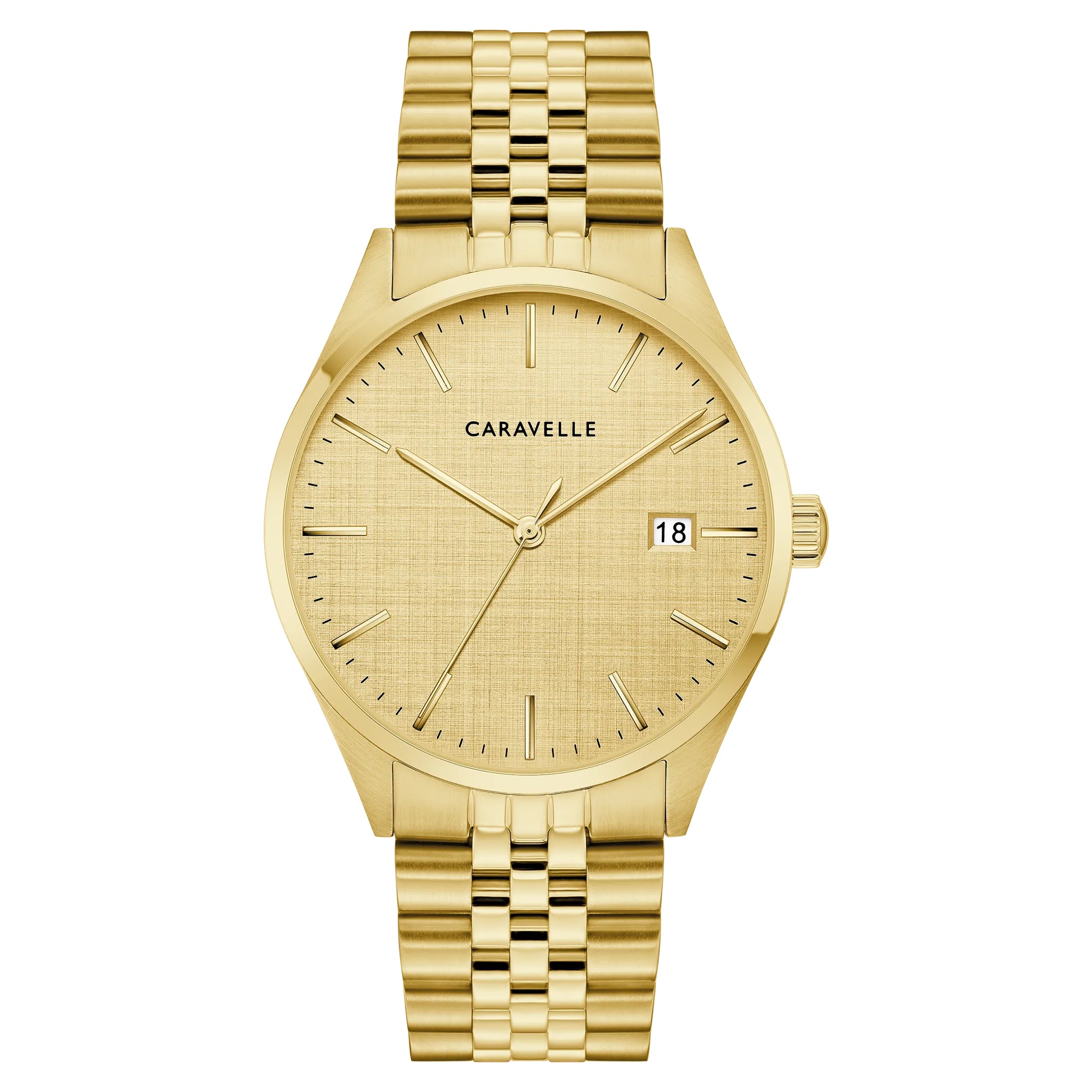 410244 Caravelle Gold Tone Stainless Steel Case with Champagne