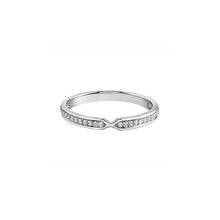 Load image into Gallery viewer, 030567 10K White Gold .12CT TW 24 Diamond Ring
