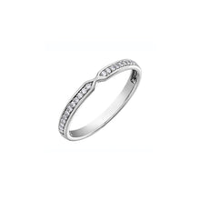 Load image into Gallery viewer, 030567 10K White Gold .12CT TW 24 Diamond Ring
