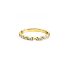 Load image into Gallery viewer, 030566 10K Yellow Gold .12CT TW 24 Diamond Ring

