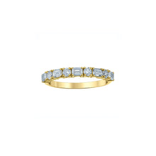 Load image into Gallery viewer, 50N13WG150 14K Yellow Gold 1.50CT TW ROUND &amp; BAGETTE CUT LAB CREATED DIAMOND Ring
