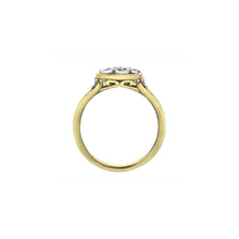 Load image into Gallery viewer, 52D87 14K Yellow &amp; White Gold 0.08CT TW Canadian Diamond Ring
