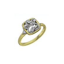 Load image into Gallery viewer, 52D87 14K Yellow &amp; White Gold 0.08CT TW Canadian Diamond Ring
