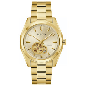 410171 BULOVA Surveyor Gold Tone Automatic Watch