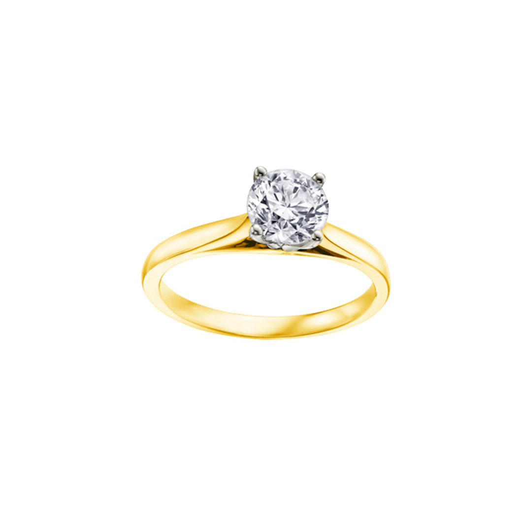 AM106Y50 14KT Yellow Gold .50CT TW Canadian Diamond Solitaire Ring