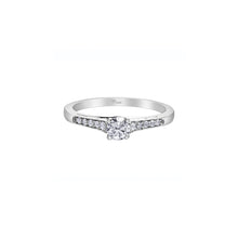 Load image into Gallery viewer, AM348W40 10K White Gold .41CT TW Canadian Diamond Ring
