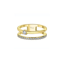 Load image into Gallery viewer, AM607Y33 10KT Yellow Gold .33CT TW Canadian Diamond Ring
