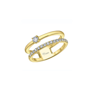 AM607Y33 10KT Yellow Gold .33CT TW Canadian Diamond Ring