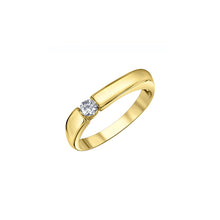 Load image into Gallery viewer, AM608 10KT Yellow Gold .15CT TW Canadian Diamond Ring
