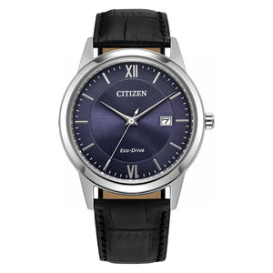 410203 CITIZEN Eco-Drive Stainless Steel, Blue Dial & Date Watch