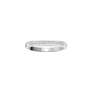 100026 14KT White Gold .10CT TW Diamond Ring