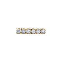 Load image into Gallery viewer, BR977 14KT Yellow Gold 3.93CT TW Canadian Diamond Tennis Bracelet
