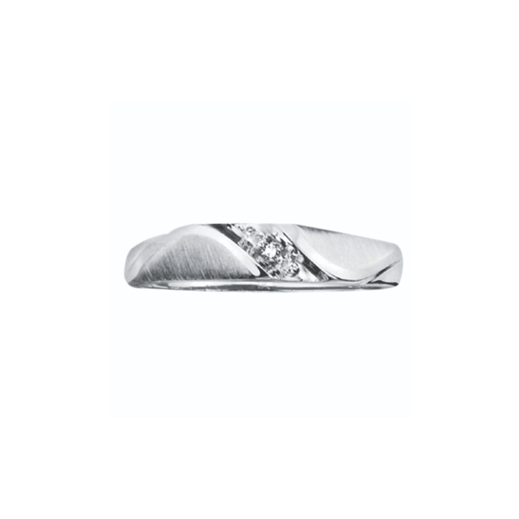 120266 10KT White Gold .01CT TW Ladies Diamond Ring