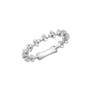 030383 10KT White Gold & .02CT TW Diamond Ring