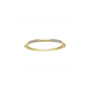 030526 10KT Yellow Gold .10CT TW Diamond Ring