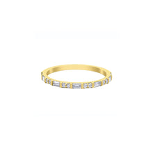 Load image into Gallery viewer, 030524 OUT OF STOCK PLEASE ALLOW 3-4 WEEKS FOR DELIVERY 10KT White Gold .27CT TW Straight Baguette &amp; RBC Diamond Ring
