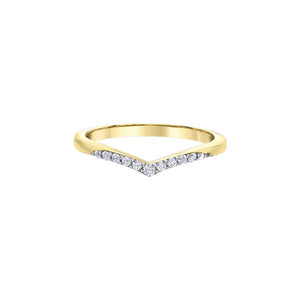 030471  OUT OF STOCK, PLEASE ALLOW 3-4 WEEKS FOR DELIVERY 10KT Yellow Gold .12CT TW Diamond Ring