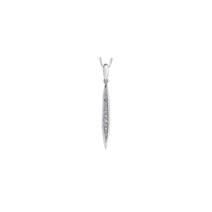 141712 10K White Gold and .07CT TW Diamond Pendant