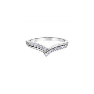 030488 10KT White Gold .21CT TW Diamond Ring