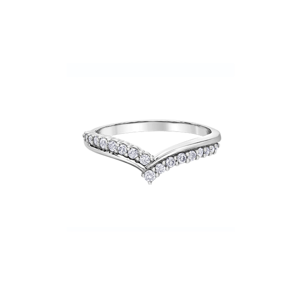 030488 10KT White Gold .21CT TW Diamond Ring