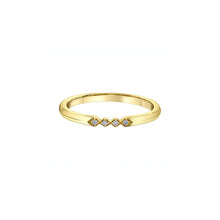 Load image into Gallery viewer, 030523 14K Yellow Gold 0.024CT TW 4 Diamond Ring
