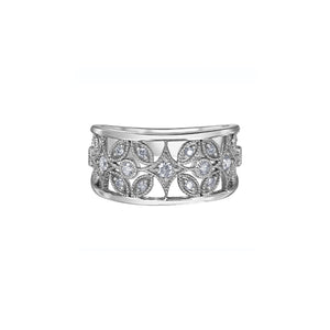 020346 10KT White Gold .35CT TW Diamond Ring
