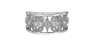 020346 10KT White Gold .35CT TW Diamond Ring
