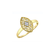 Load image into Gallery viewer, 030528 10KT Yellow Gold .05CT TW Diamond Ring
