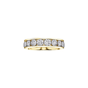 020081  14K Yellow Gold 1.00CT TW Diamond Ring