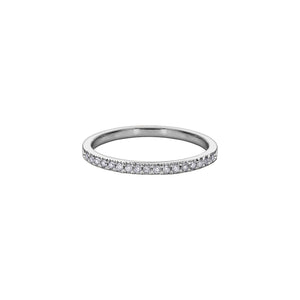 120223 10KT White Gold .50CT TW Diamond Ring