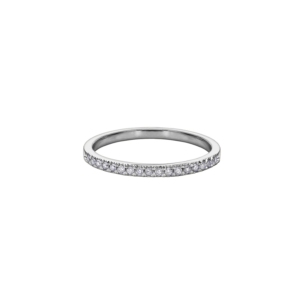120223 10KT White Gold .50CT TW Diamond Ring