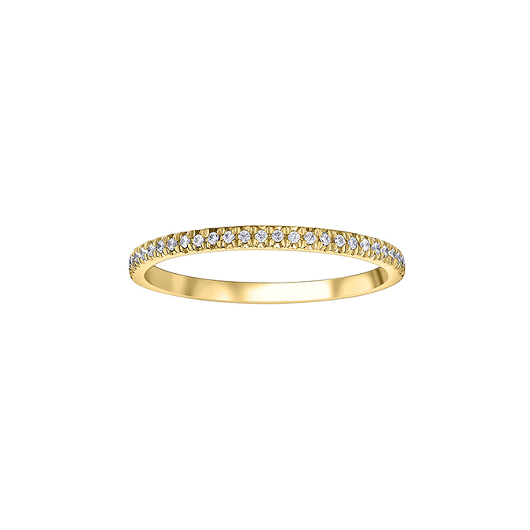 120315 OUT OF STOCK PLEASE ALLOW 3-4 WEEKS FOR DELIVERY 10KT Yellow Gold .10CT TW Diamond Ring