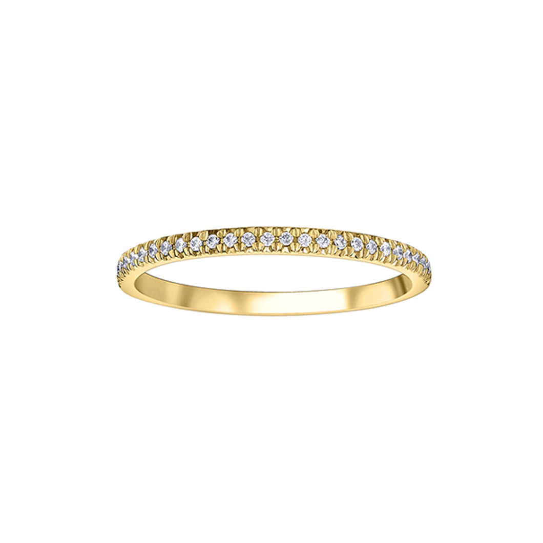 120332 OUT OF STOCK, PLEASE ALLOW 2-3 WEEKS FOR DELIVERY 10KT Yellow Gold .15CT TW Diamond Ring