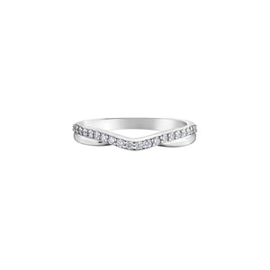 030070 OUT OF STOCK, PLEASE ALLOW 3-4 WEEKS FOR DELIVERY 10KT White Gold .10CT TW Diamond Ring