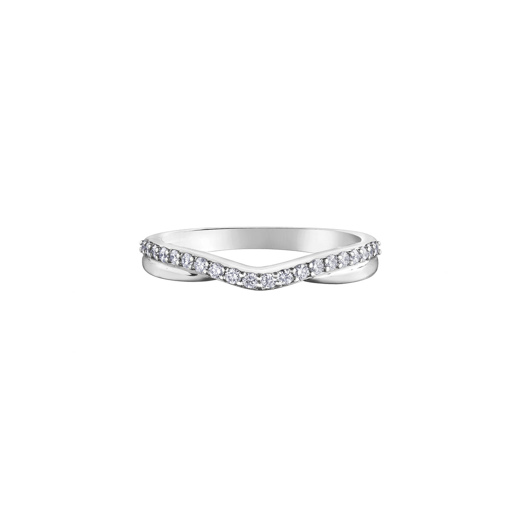 030070 OUT OF STOCK, PLEASE ALLOW 3-4 WEEKS FOR DELIVERY 10KT White Gold .10CT TW Diamond Ring