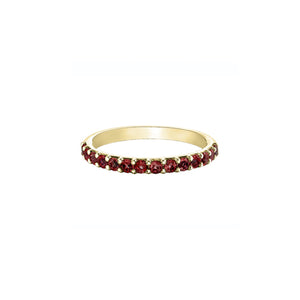 060049 OUT OF STOCK PLEASE ALLOW 3-4 WEEKS FOR DELIVERY 10KT Yellow Gold Garnet Ring