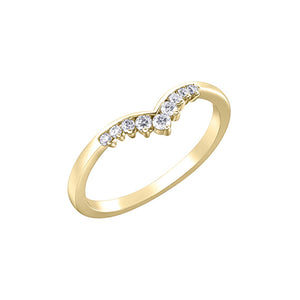 120333 10KT Yellow Gold .15CT TW Diamond Ring