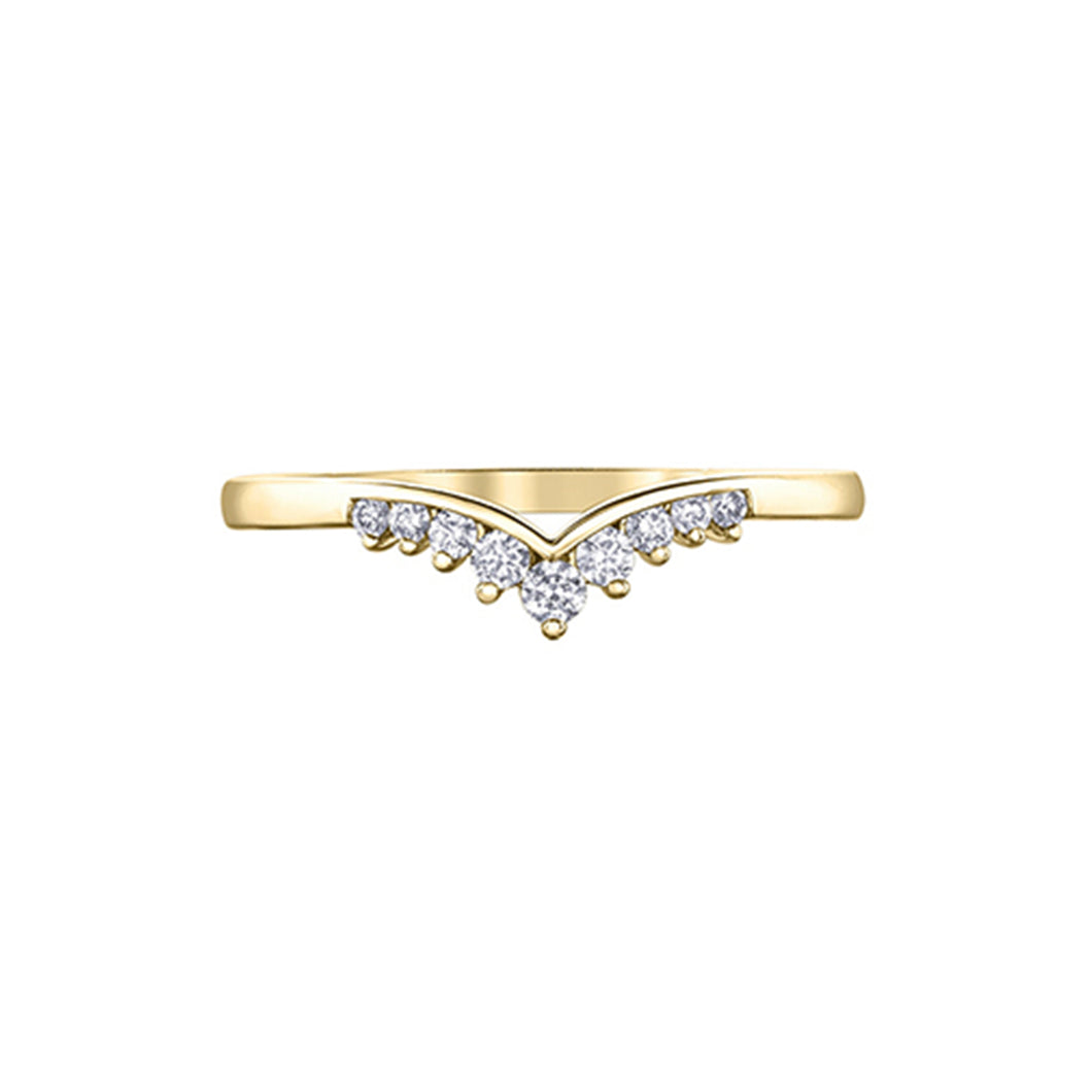 030424 OUT OF STOCK, PLEASE ALLOW 2-3 WEEKS FOR DELIVERY 14KT Yellow Gold .25CT TW Diamond Ring